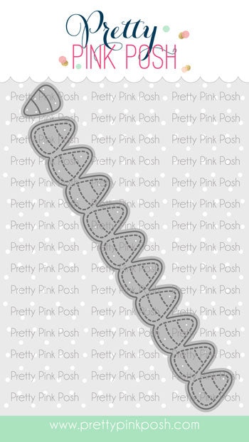 Pretty Pink Posh Candy Corn Border Die