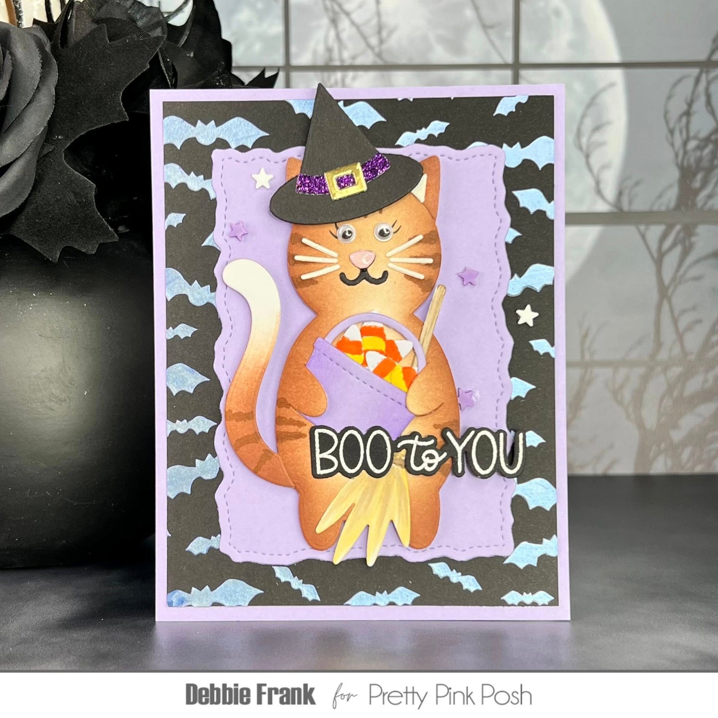 Pretty Pink Posh Halloween Greetings stamp set