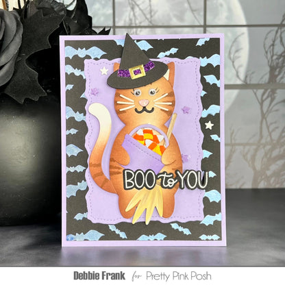 Pretty Pink Posh Halloween Greetings stamp set