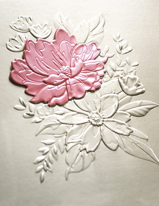 Memory Box EF1024 Breezy Bouquet 3D Embossing Folder and Die