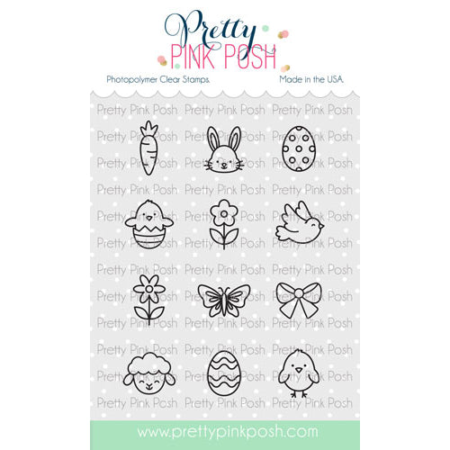 Pretty Pink Posh Easter Icons stamp set