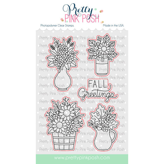 sale - Pretty Pink Posh Fall Bouquets coordinating