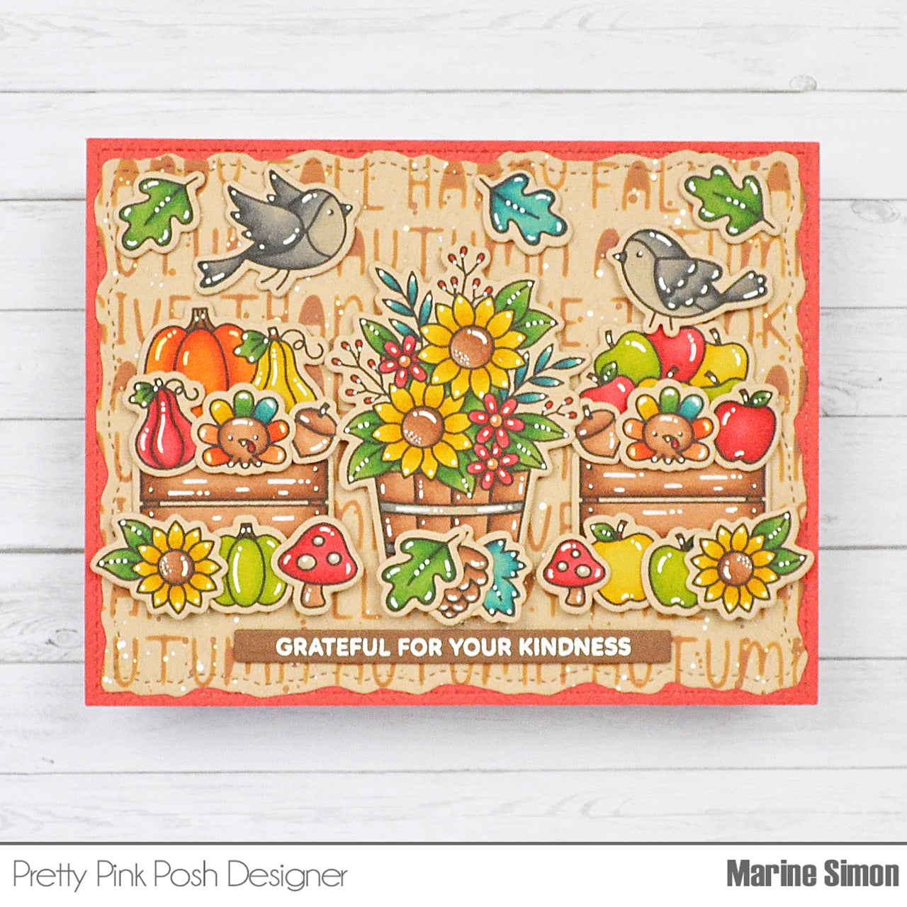 Pretty Pink Posh Fall Harvest stamp set