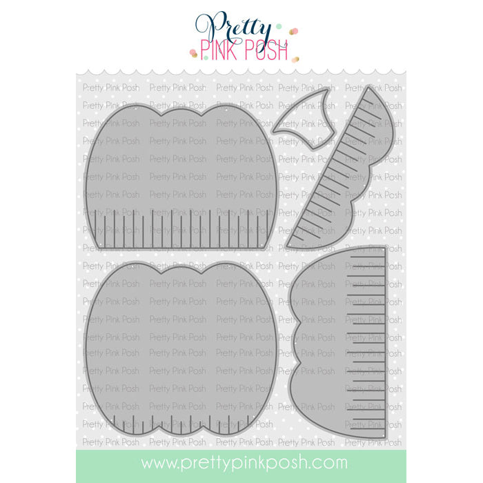 Pretty Pink Posh Fringe Pumpkin Die