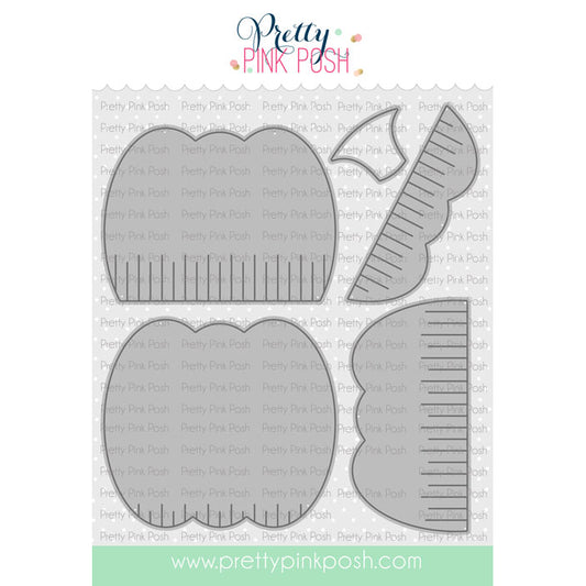 Pretty Pink Posh Fringe Pumpkin Die