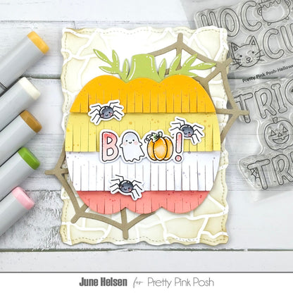 Pretty Pink Posh Fringe Pumpkin Die