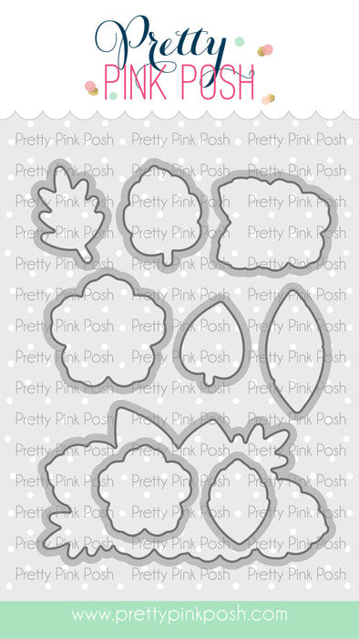 Pretty Pink Posh Happy Hibiscus coordinating dies