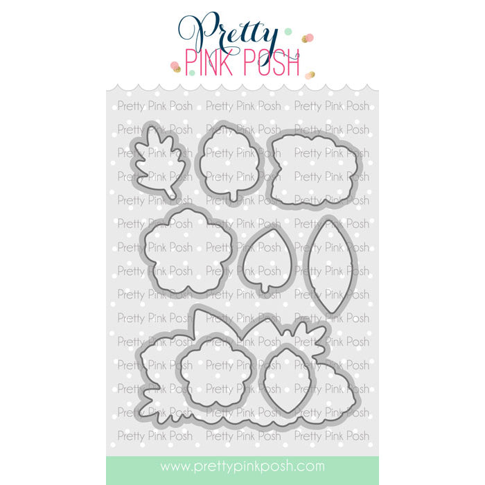Pretty Pink Posh Happy Hibiscus coordinating dies