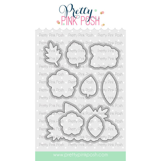 Pretty Pink Posh Happy Hibiscus coordinating dies