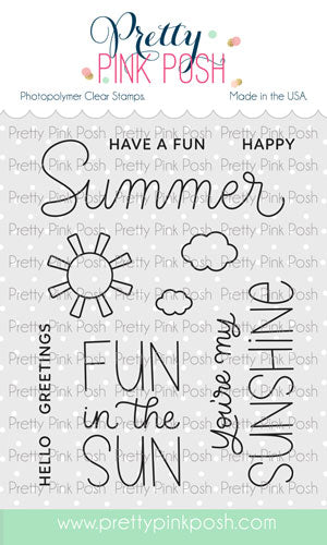 Pretty Pink Posh Happy Summer stamp set