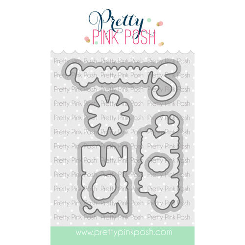 Pretty Pink Posh Happy Summer coordinating dies