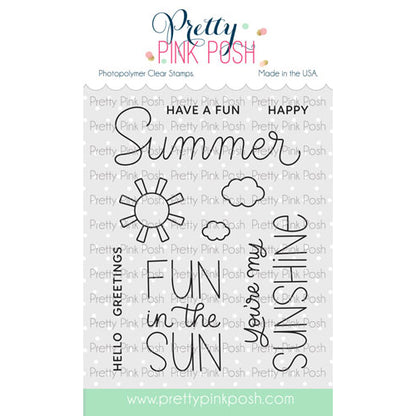 Pretty Pink Posh Happy Summer stamp set