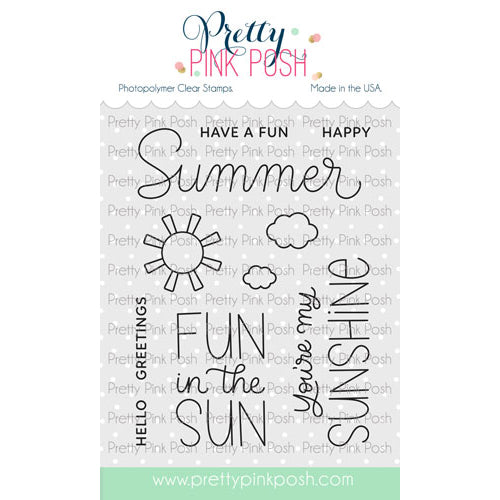 Pretty Pink Posh Happy Summer stamp set