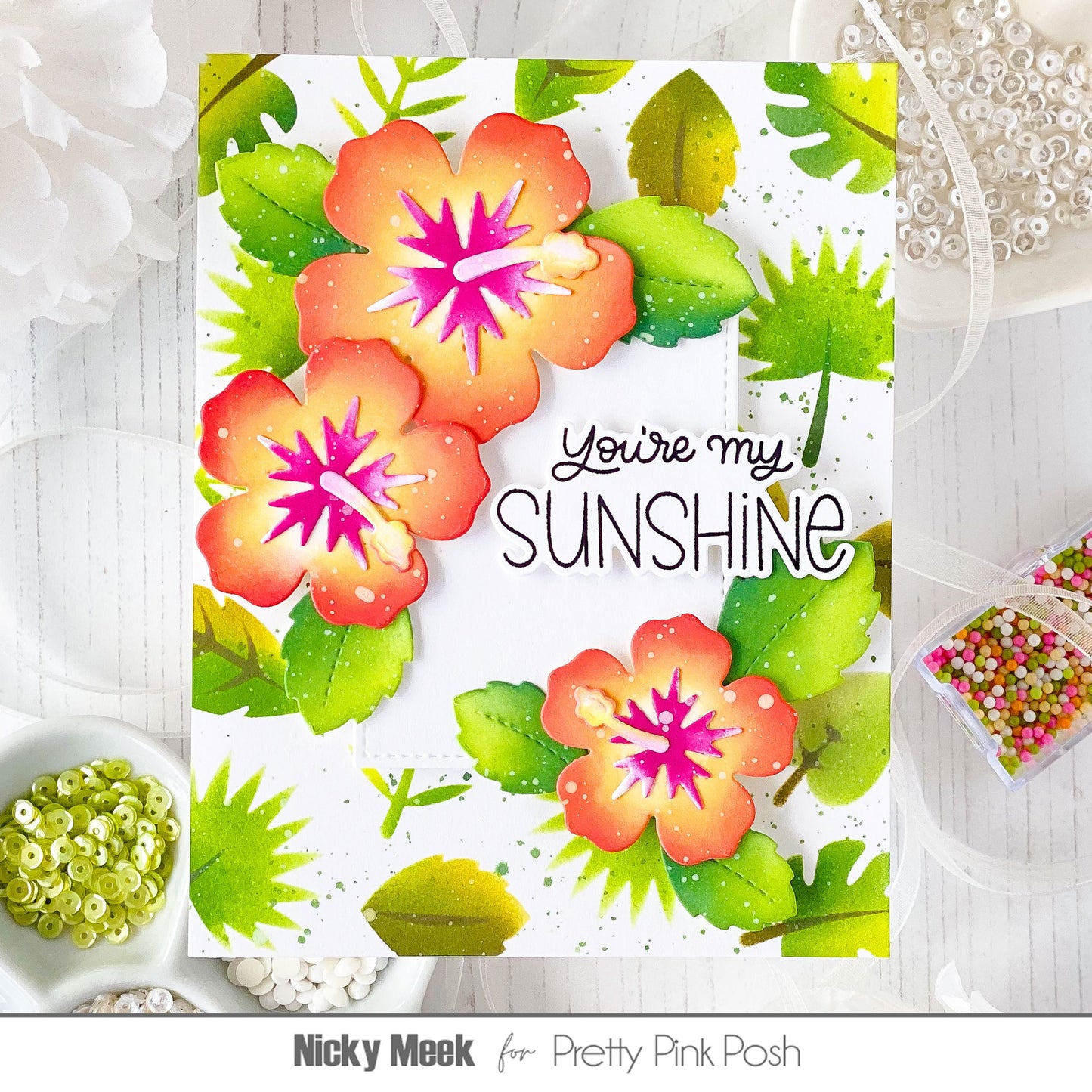 Pretty Pink Posh Happy Summer stamp set