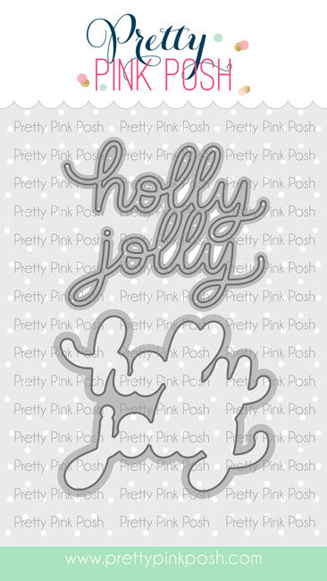 Pretty Pink Posh Holly Jolly Shadow Craft Die