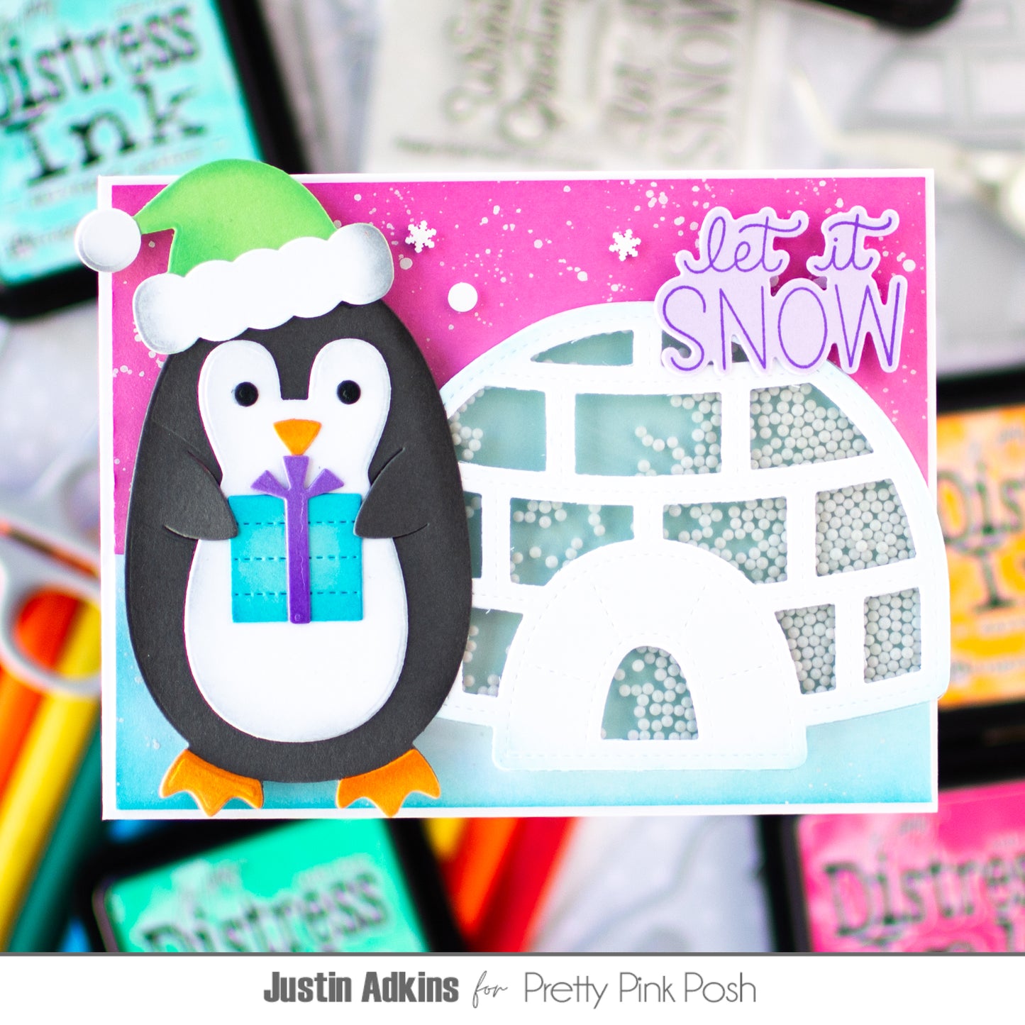 Pretty Pink Posh Igloo Shaker die