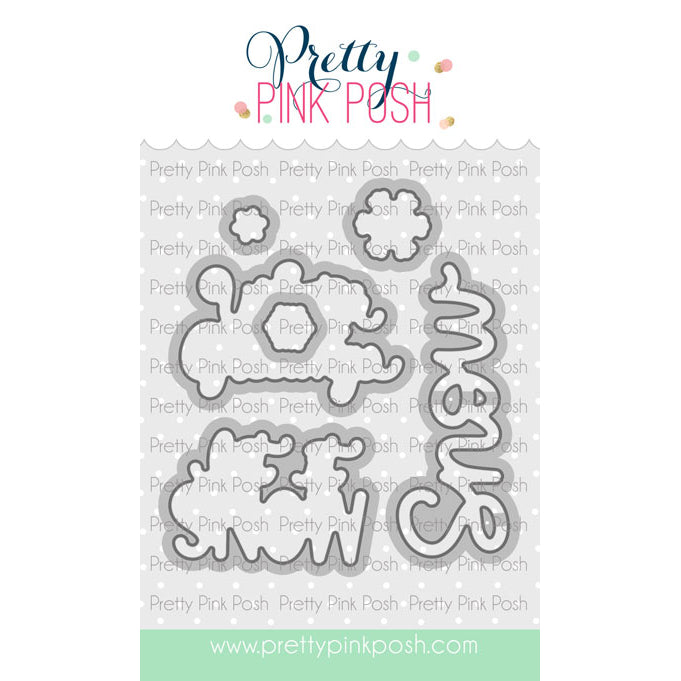 Pretty Pink Posh Let It Snow Coordinating Dies