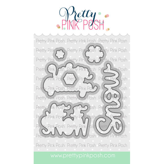 Pretty Pink Posh Let It Snow Coordinating Dies