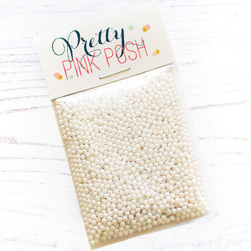 Pretty Pink Posh Shaker Beads Marshmallow