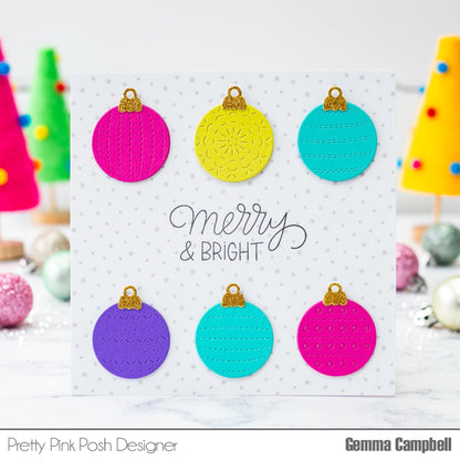 Pretty Pink Posh Winter Greetings stamp set