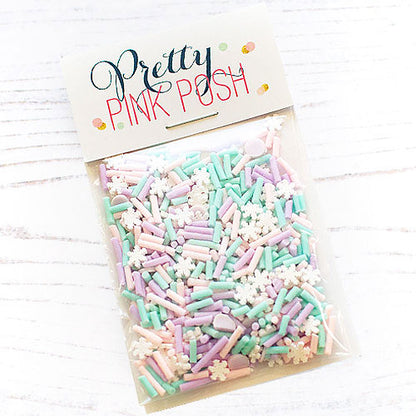 Pretty Pink Posh Clay Confetti Pastel Blizzard