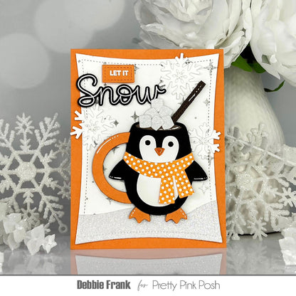 Pretty Pink Posh Penguin Mugs dies