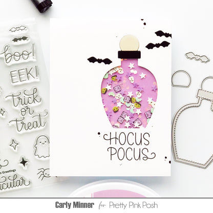 Pretty Pink Posh Potion Bottle Shakers Dies