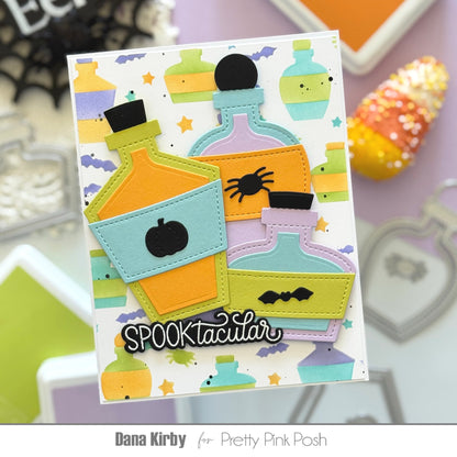 Pretty Pink Posh Potion Bottle Shakers Dies