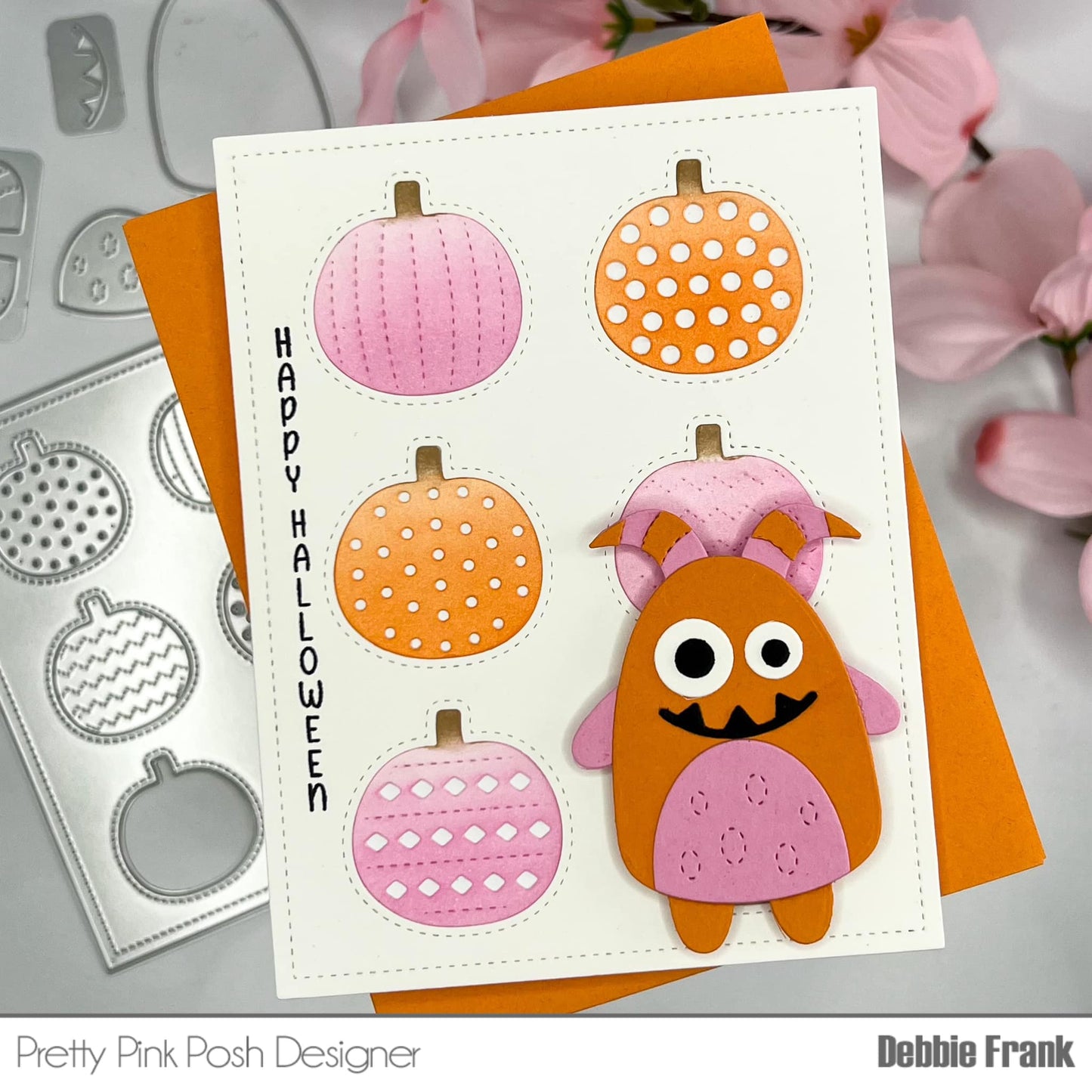 Pretty Pink Posh Pumpkin Cover Plate Die