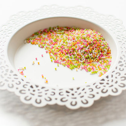 Pretty Pink Posh Shaker Beads Rainbow Sherbet
