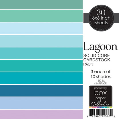 Memory Box SP1010 Lagoon 6x6 pack