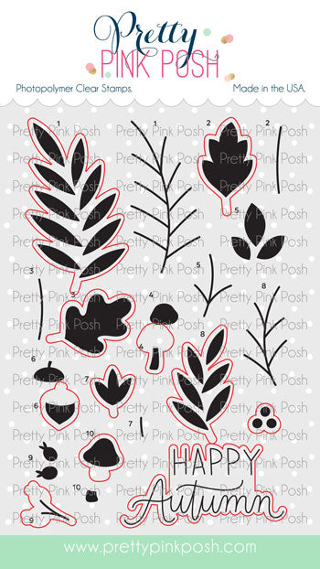 Pretty Pink Posh Solid Fall Foliage coordinating dies