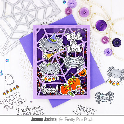 Pretty Pink Posh Spider Web Cover Die