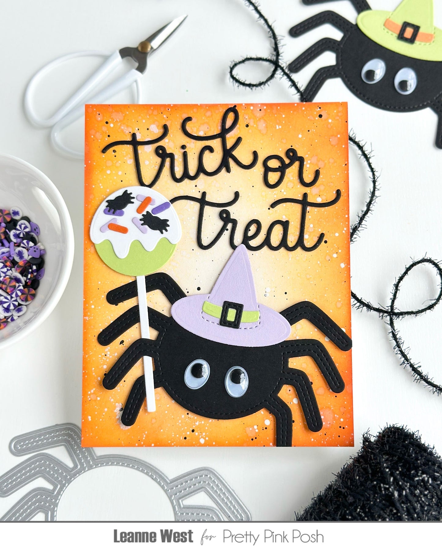 Pretty Pink Posh Trick or Treat Shadow Die