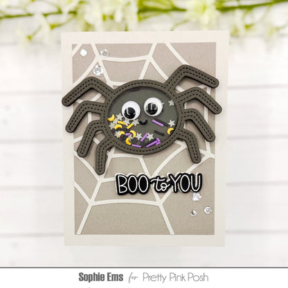 Pretty Pink Posh Spider Web Cover Die