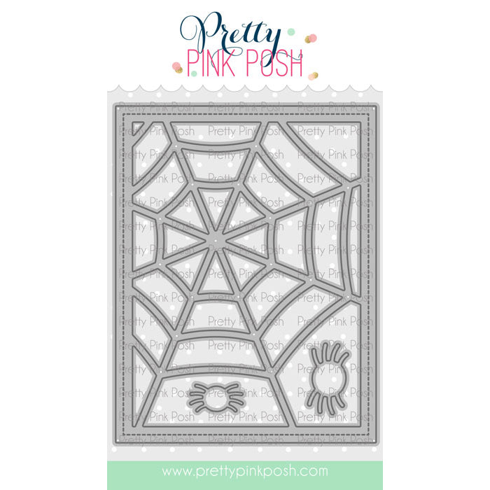 Pretty Pink Posh Spider Web Cover Die – Sharin Crafter Studio LLC