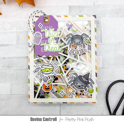 Pretty Pink Posh Clay Confetti Halloween Night