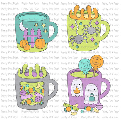 Pretty Pink Posh Spooky Mug Additions Die