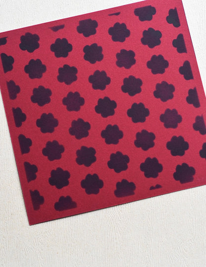 Poppystamps T105 Pawprint Stencil Set