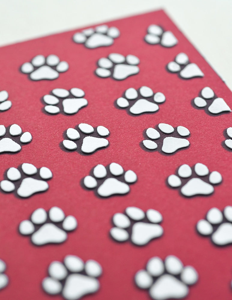 Poppystamps T105 Pawprint Stencil Set