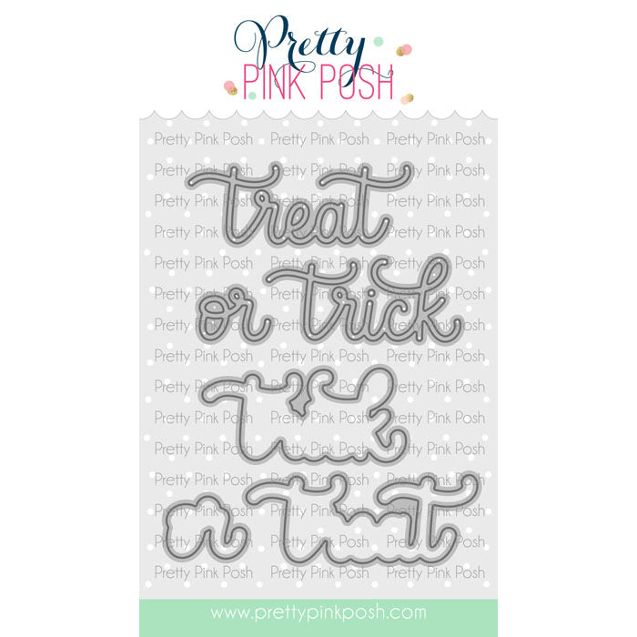 Pretty Pink Posh Trick or Treat Shadow Die