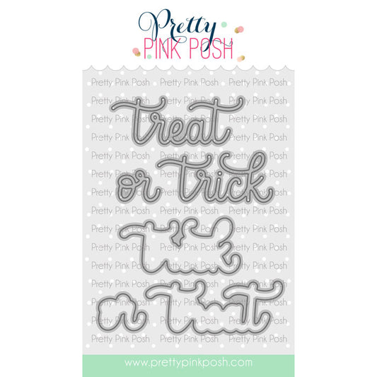 Pretty Pink Posh Trick or Treat Shadow Die