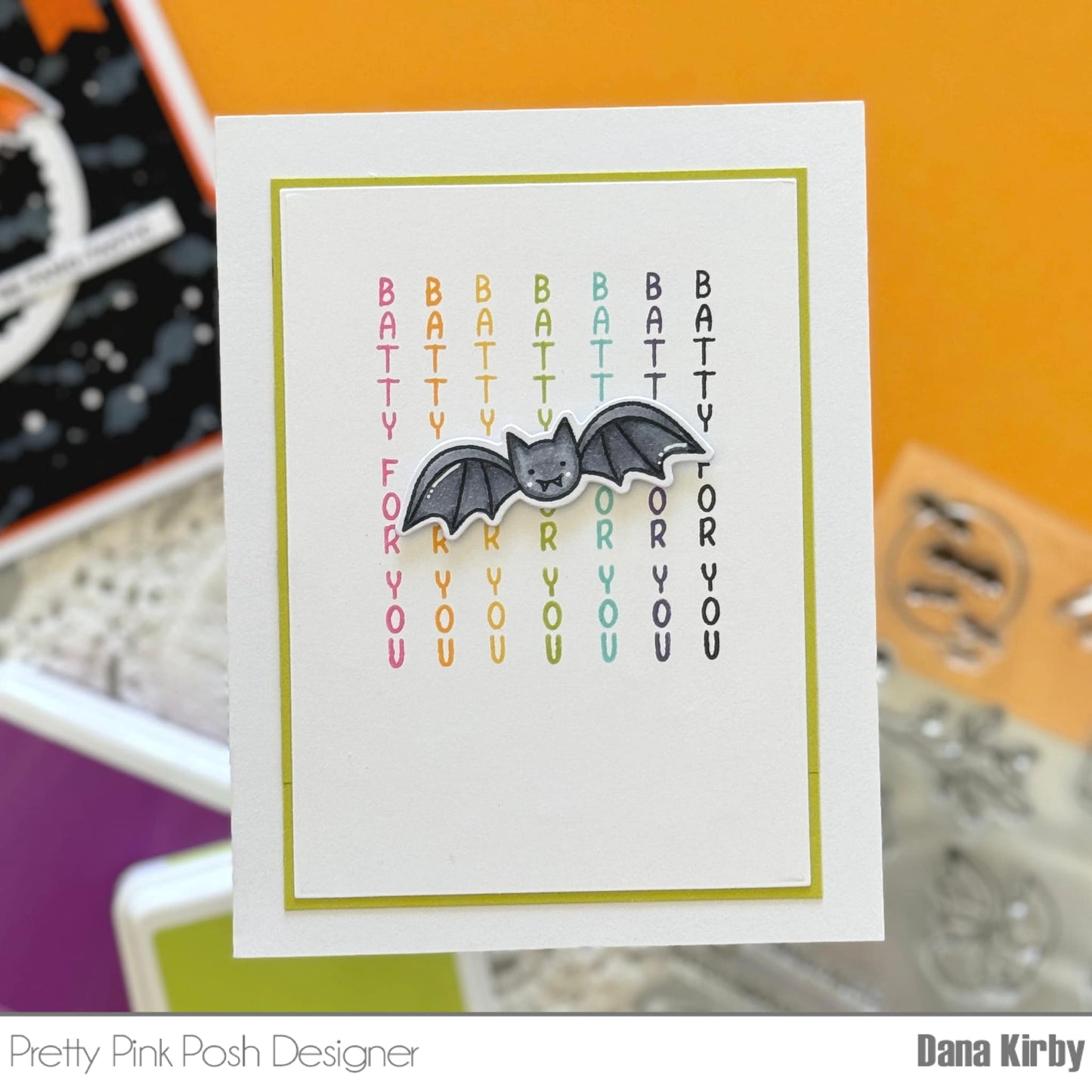 Pretty Pink Posh Upright Greetings: Halloween stamp set