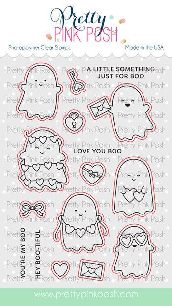 Pretty Pink Posh Valentine Ghost Friends Dies