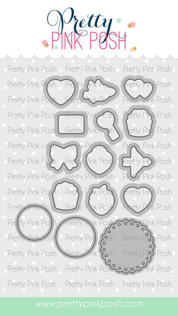 Pretty Pink Posh Valentine Icons dies