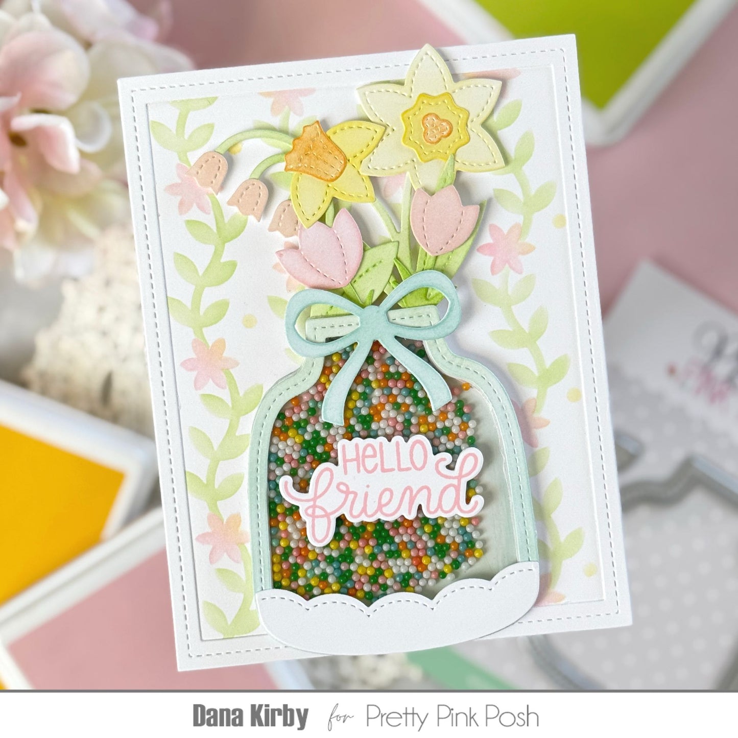 Pretty Pink Posh Vase Shaker