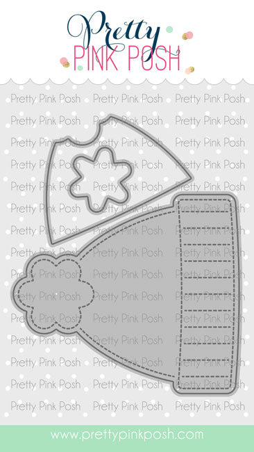 Pretty Pink Posh Winter Hat Shaker Craft Die