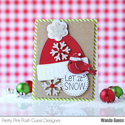 Pretty Pink Posh Winter Greetings stamp set