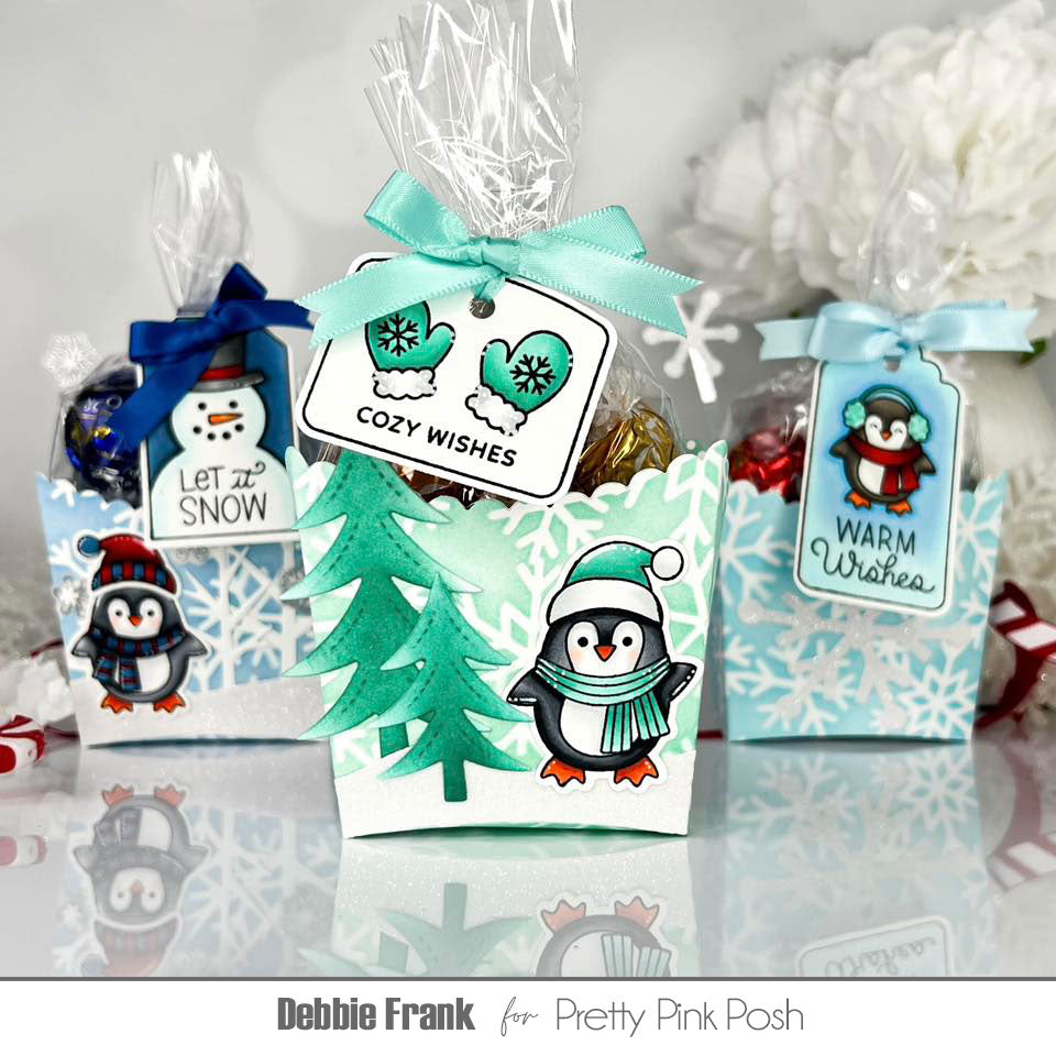 Pretty Pink Posh Winter Tags stamp set