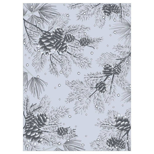 Snowy Pines - 3D Embossing Folder